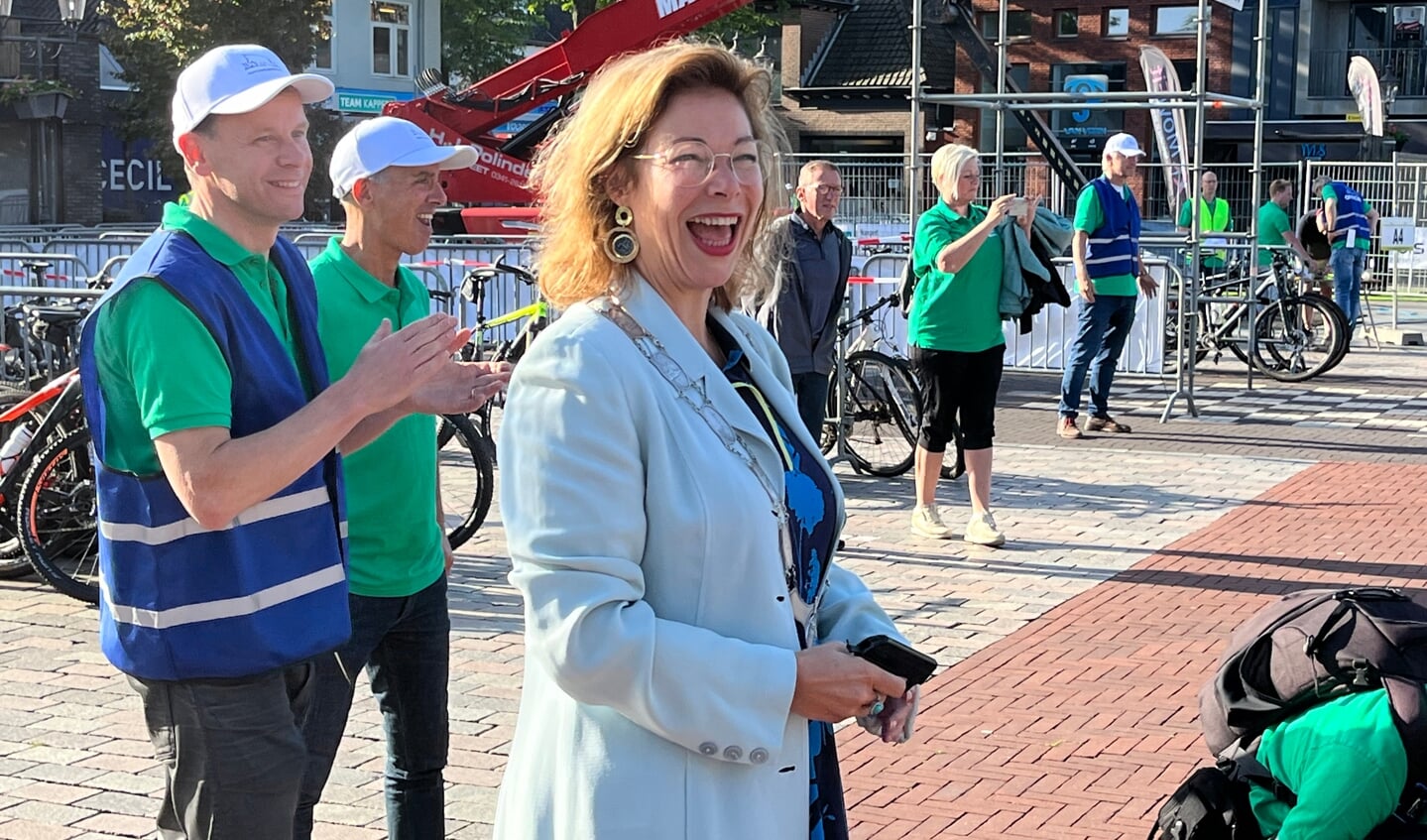 De start van de Keiler was de eerste activiteit van Céline Blom bij haar aantreden