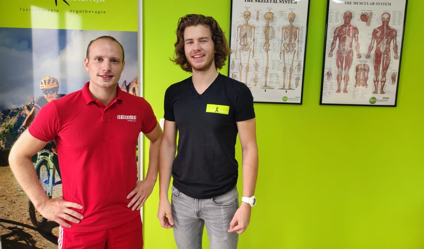 Olav Pranger van Get Healthy en fysiotherapeut Dimitri Garritsen.