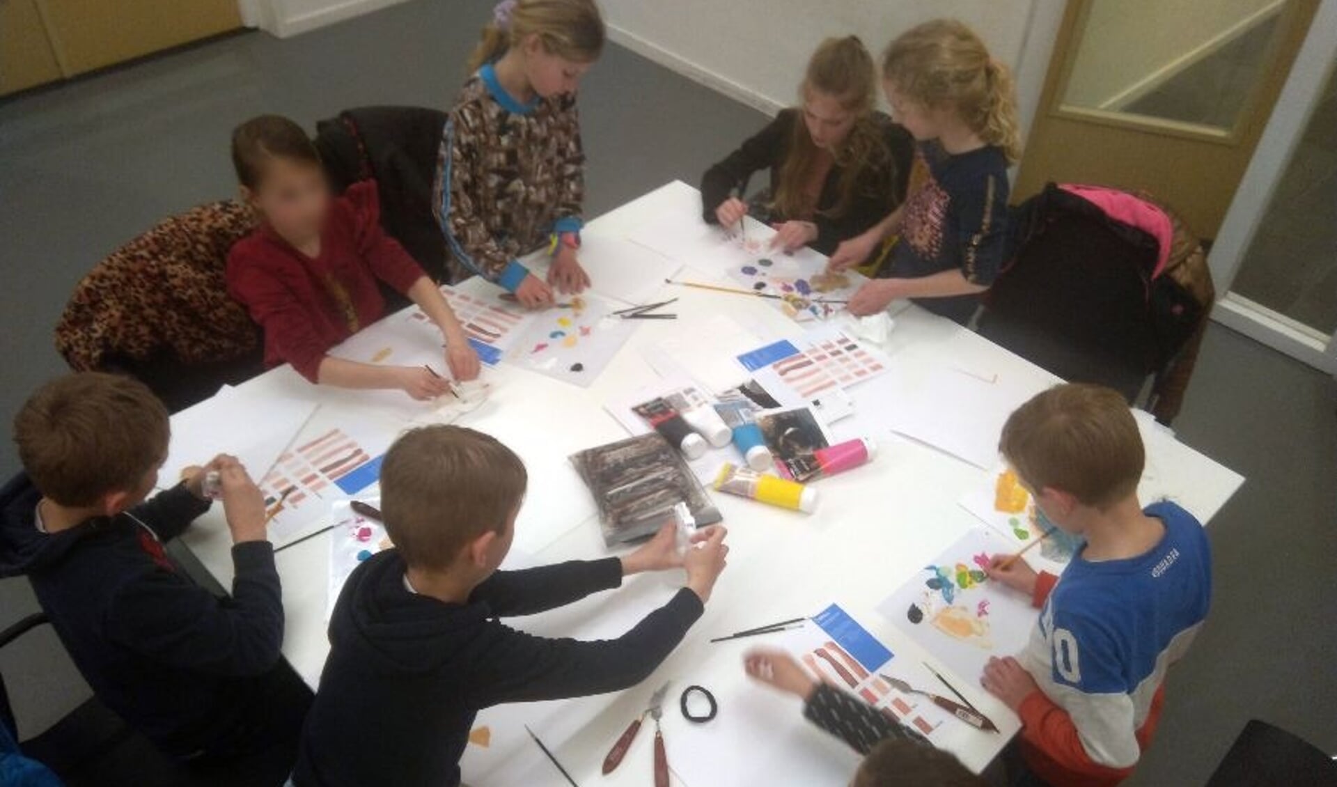 Schildercursus voor kinderen vanaf 8 jaar in het Ontmoetingshuis
