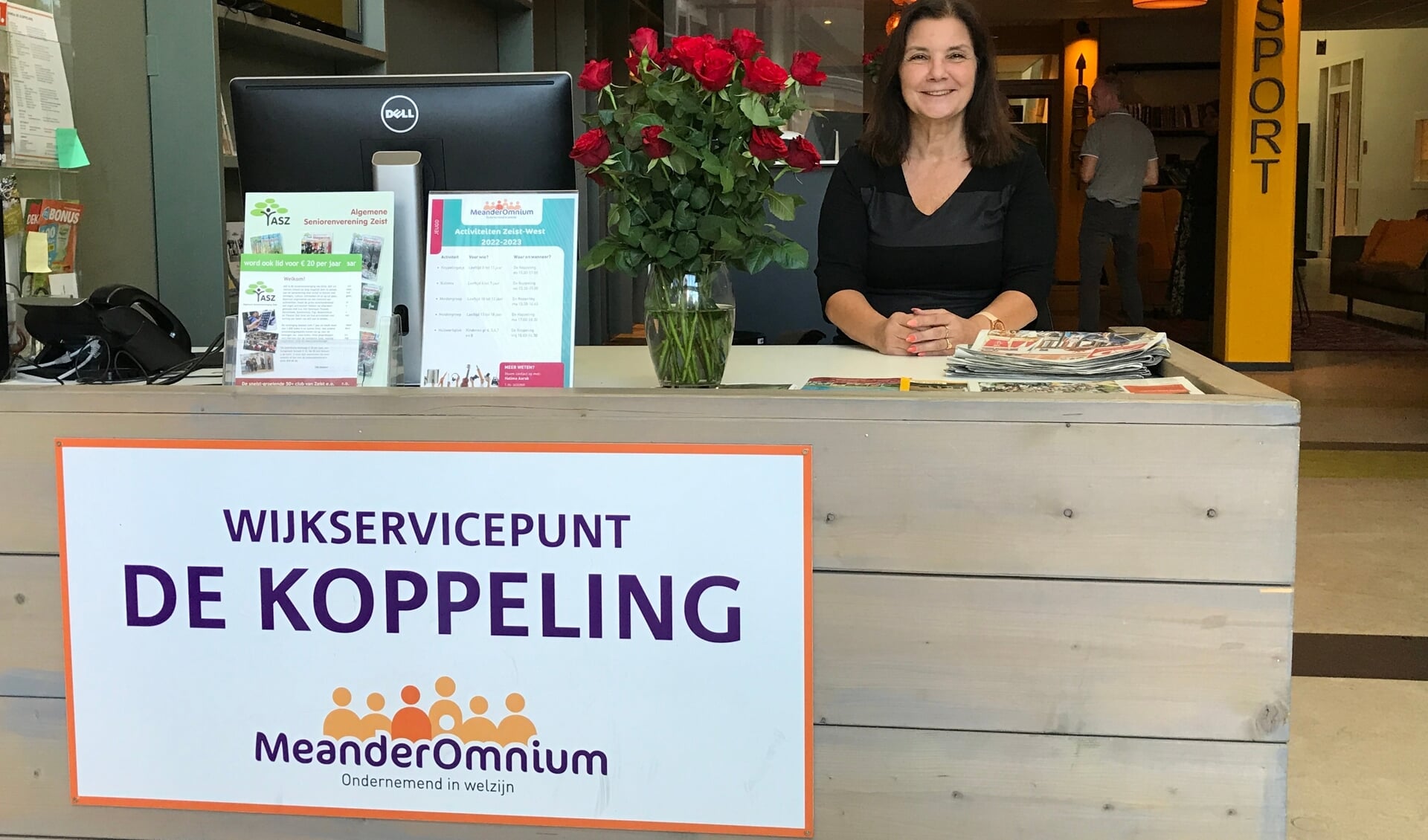 Carolien Bruinink coördineert vanuit MeanderOmnium de inzet van de vrijwilligers.