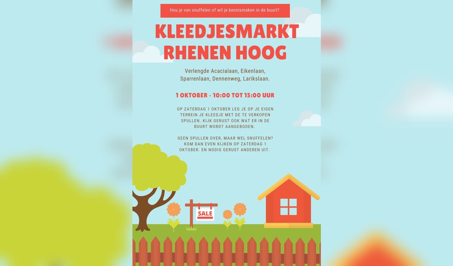 Kleedjesmarkt op Rhenen Hoog