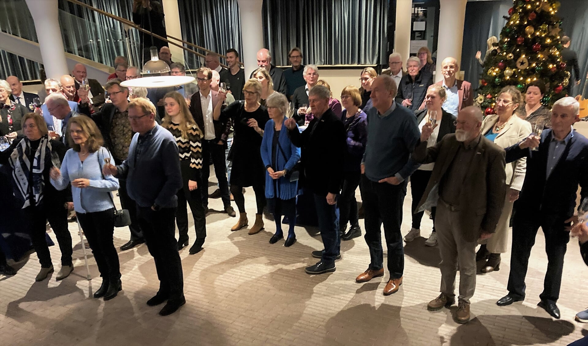 Voor het eerst in drie jaar weer een nieuwjaarsreceptie.