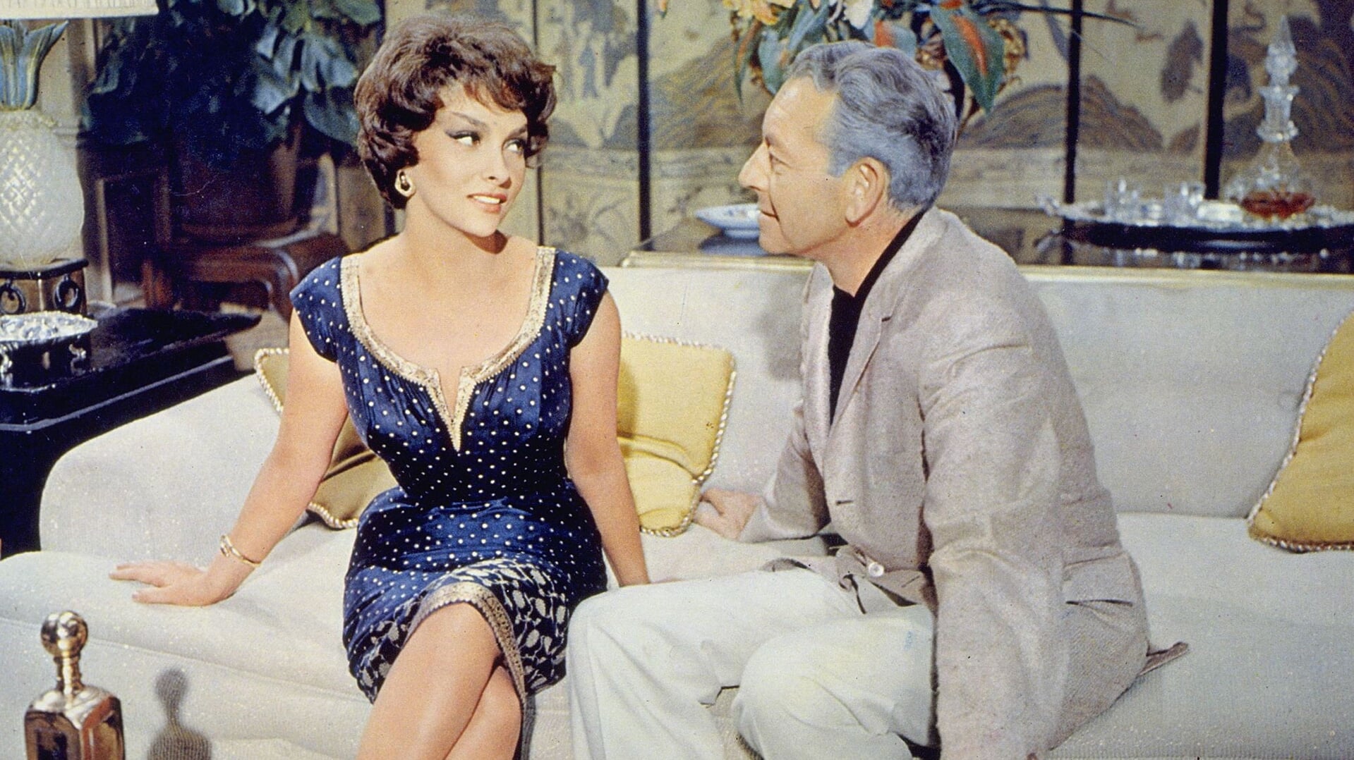 Gina Lollobridgida in de film Never so few uit 1959.