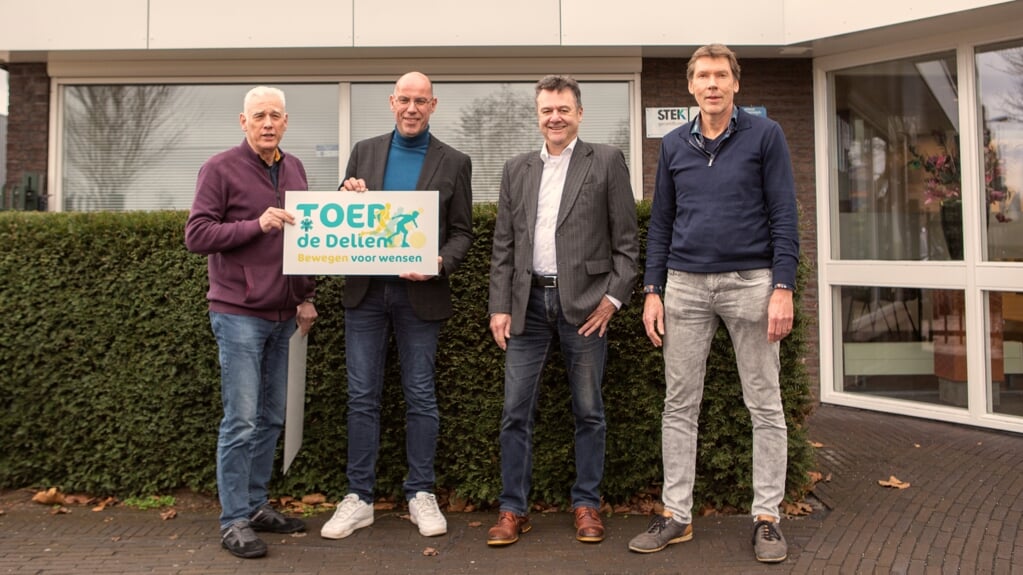 V.l.n.r. Johan Hut, Gerrit Kolkman, Jos Hermans en Anton Koning. (Foto: Marlien Smit)