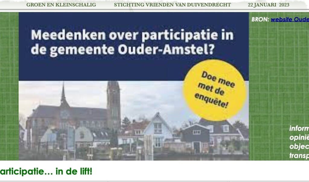 BRON: The making of... de Handreiking Participatie 
