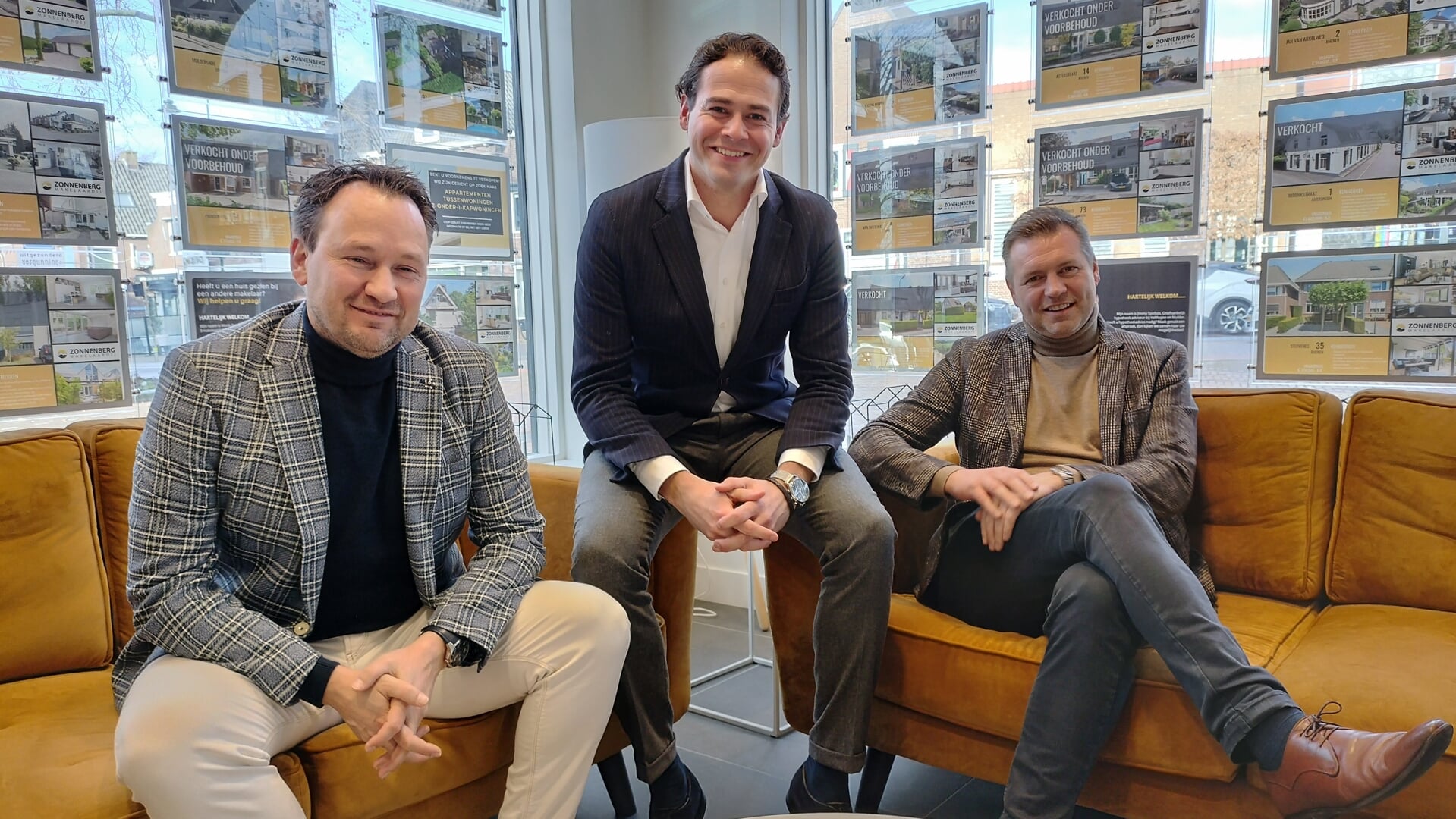 Makelaars Gerben Keuning, Jordy van Kreel en Wistik Zonnenberg zijn enthousiast over keurmerk Eerlijk Bieden.