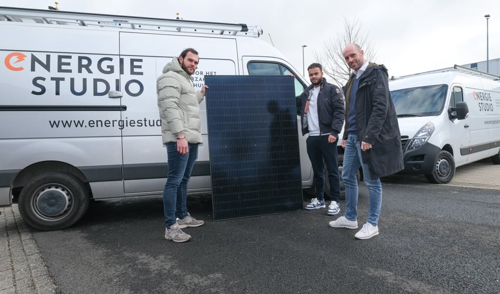 Van links naar rechts Tim Langenberg, Ruben Zandwijken en Stephan Dekker van Energie Studio.