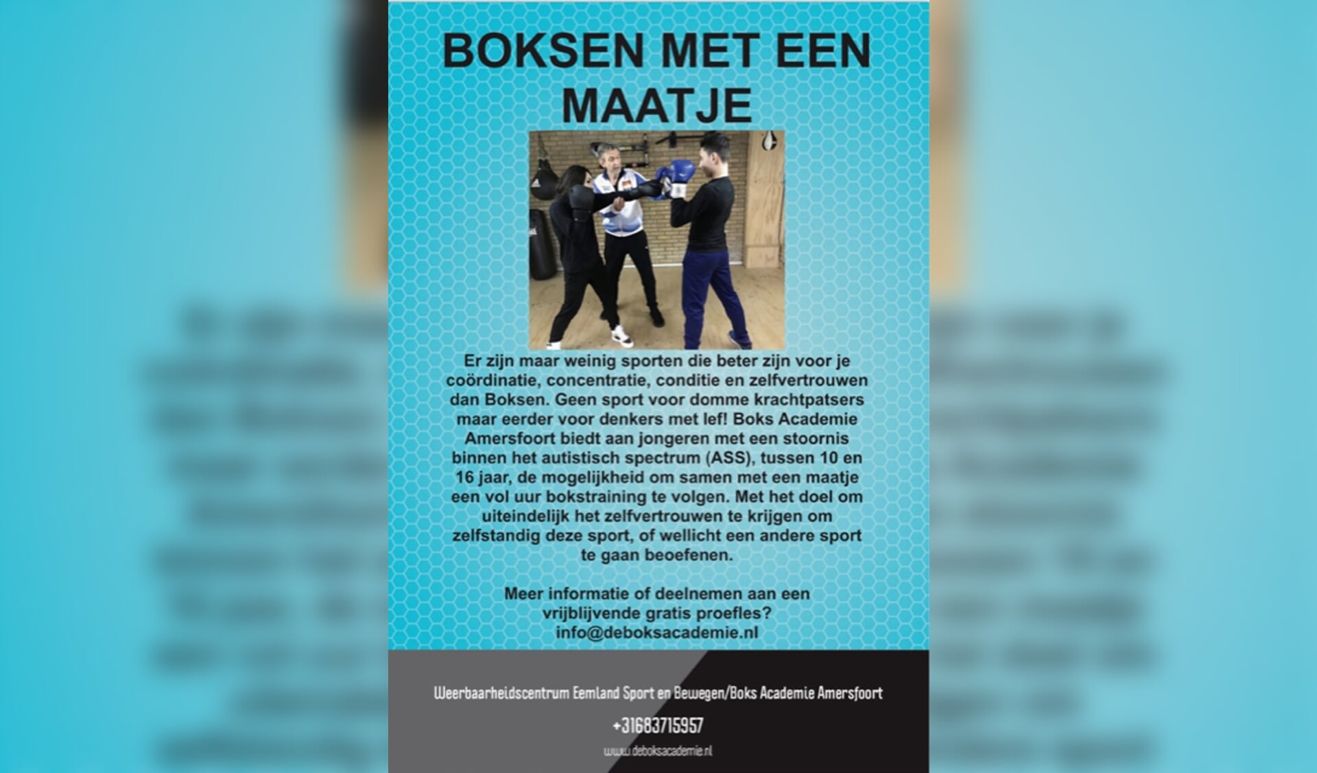 Boksen met een Maatje