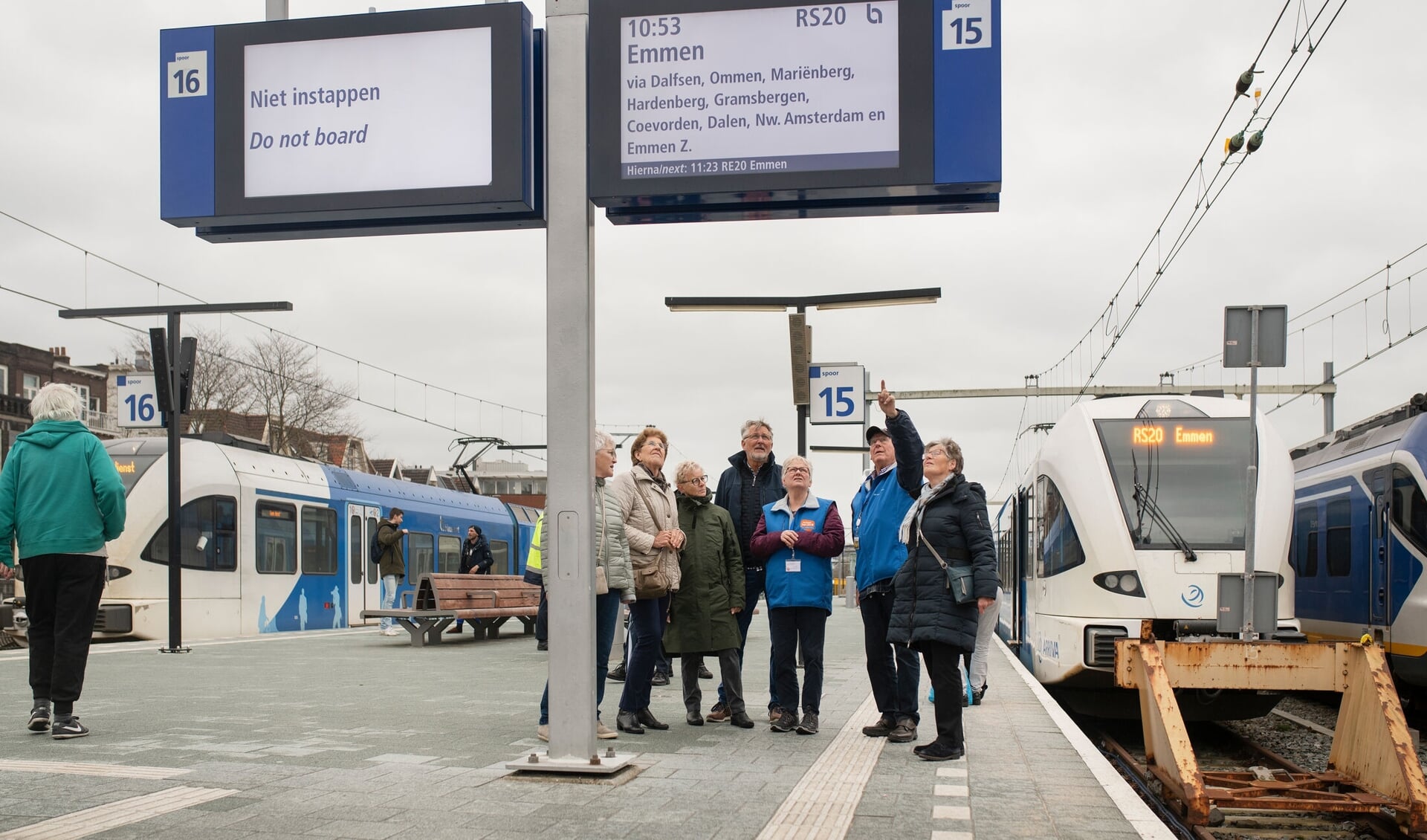 OV-ambassadeur in actie.
