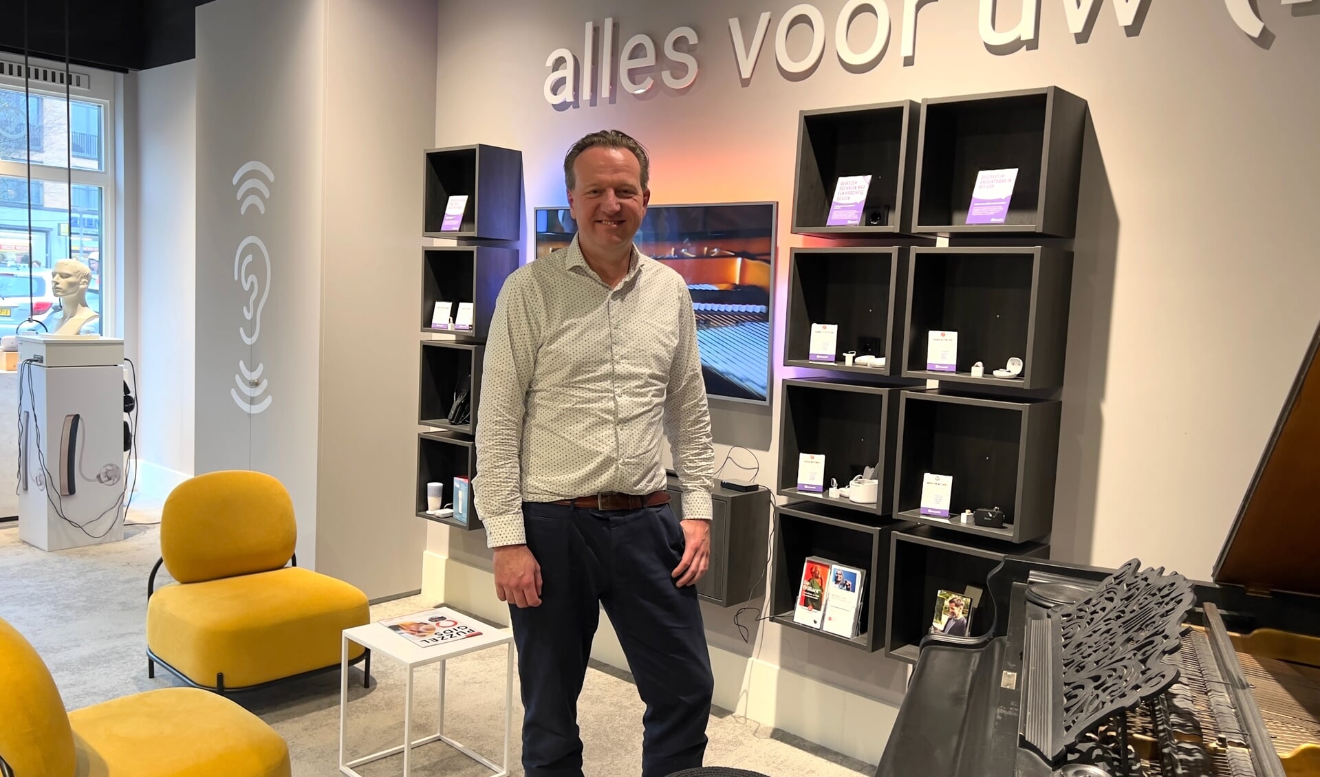 Audicien Franck van Popta werkt al sinds 2004 in deze branche en is 2,5 jaar geleden als filiaalleider van Oorwerk Amersfoort aan de slag gegaan.