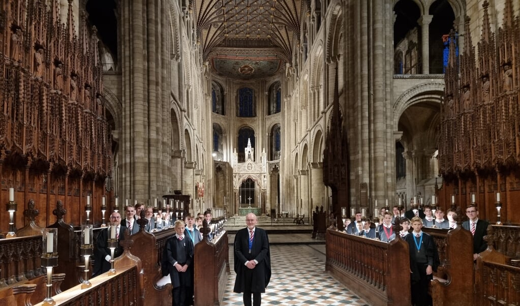 Gorcum Boys Choir in Peterborough Cathedral UK oktober 2022
