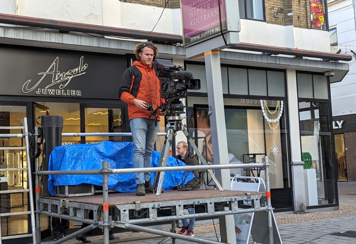 voorbereiding intocht Sint