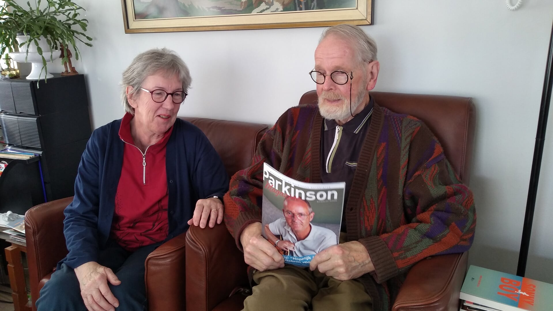 Jenny Scholten-van Denzel en Harm Scholten zetten zich in voor de Parkinson Vereniging.