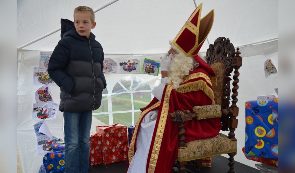 Sinterklaas komt ieder jaar naar Langbroek