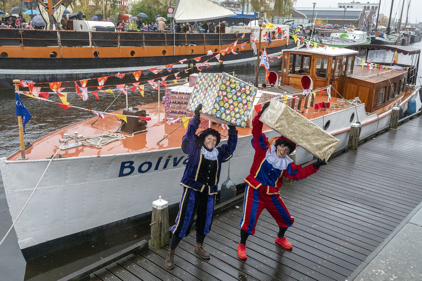 Intocht Sinterklaas in de Eemhaven Amersfoort