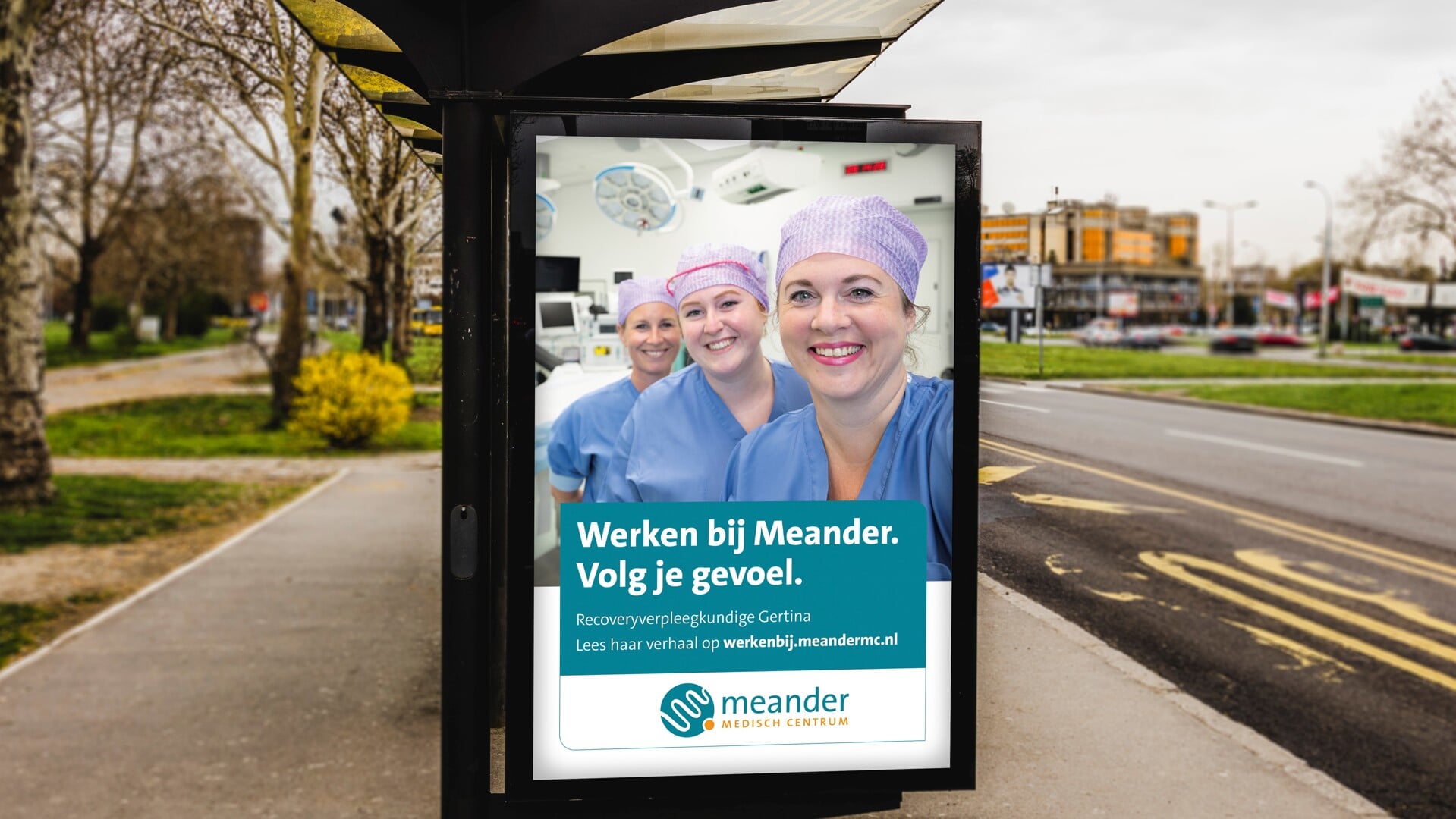 Gertina Hofland is een van de gezichten van de nieuwe campagne van Meander om personeel te werven.