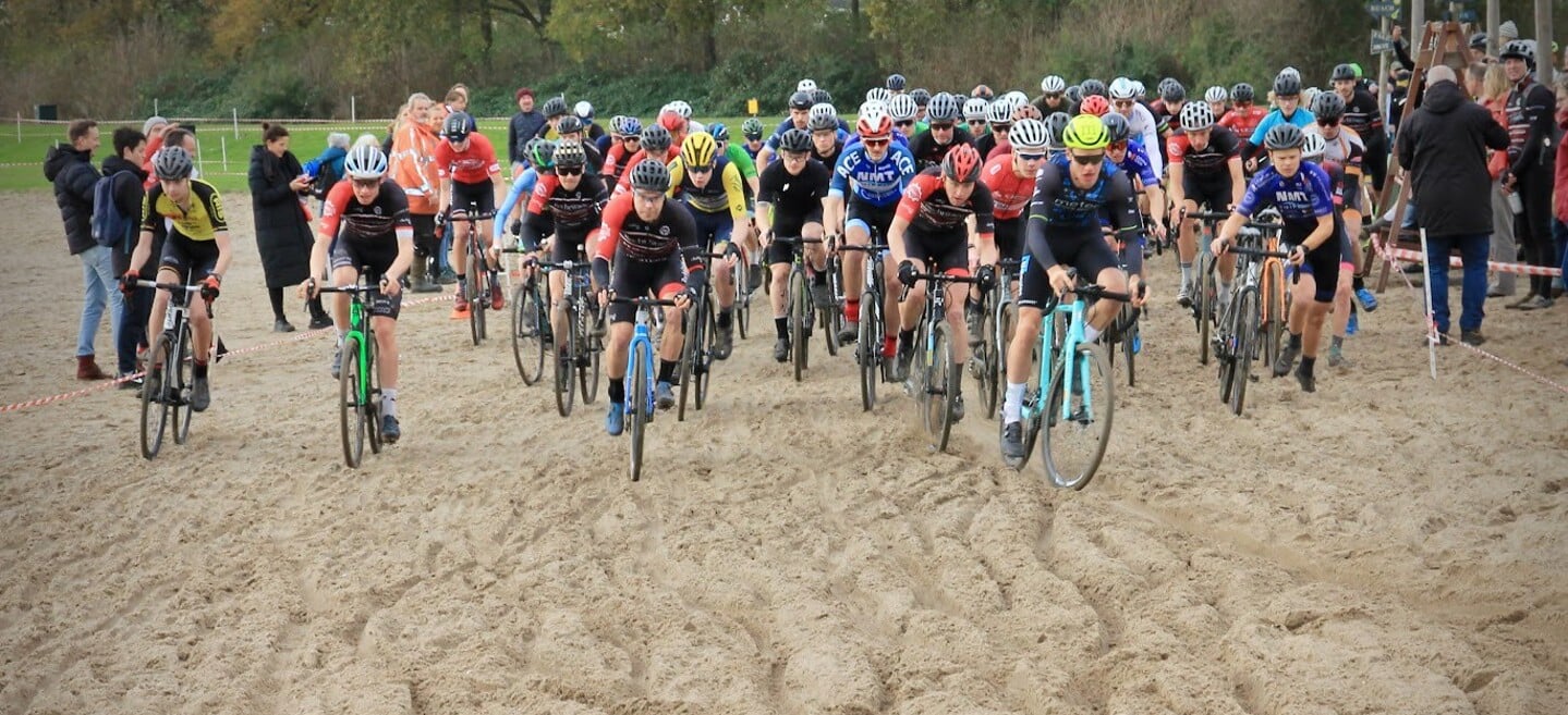 De start in het zand was lastig.