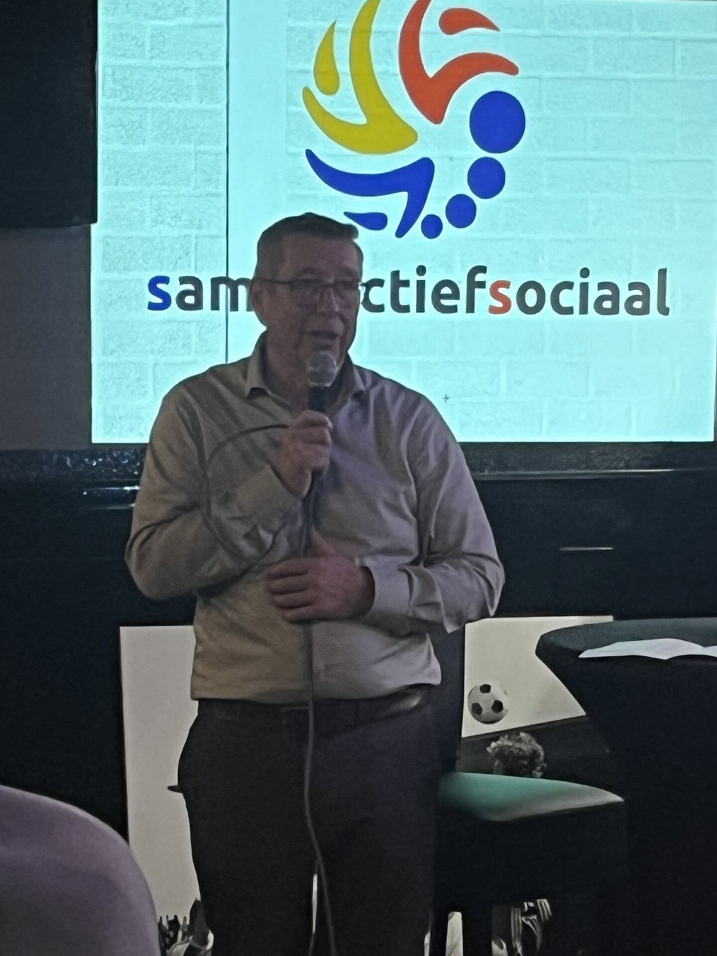 Introductie van het logo van Stichting Samen Actief Sociaal.