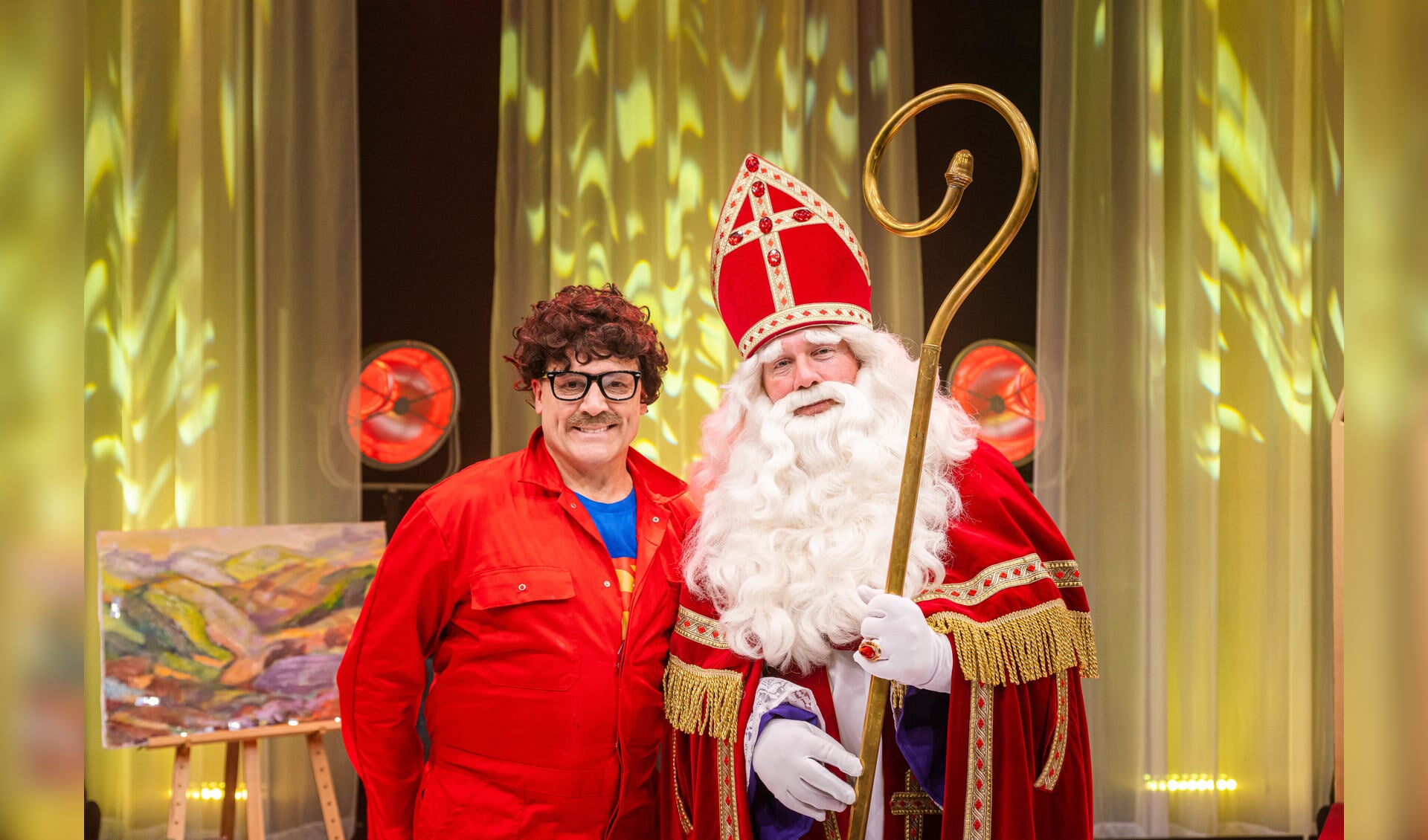 Sinterklaas en Meneertje Koekepeertje