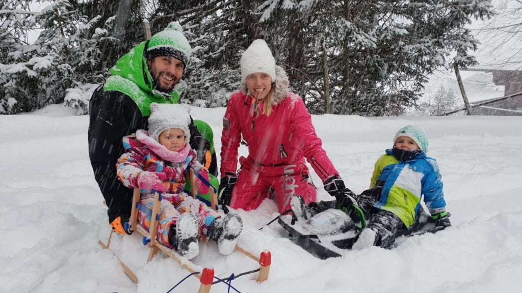 Sneeuwpret en wintersport is een gegeven in het leven van Ireen en haar gezin.