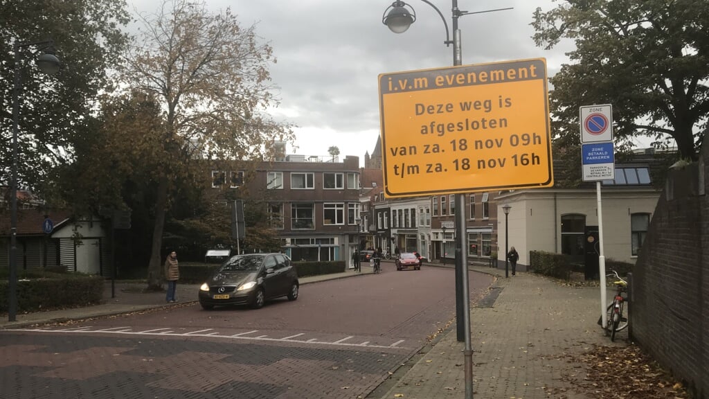 Zaterdag 18 november is de binnenstad afgesloten voor autos 