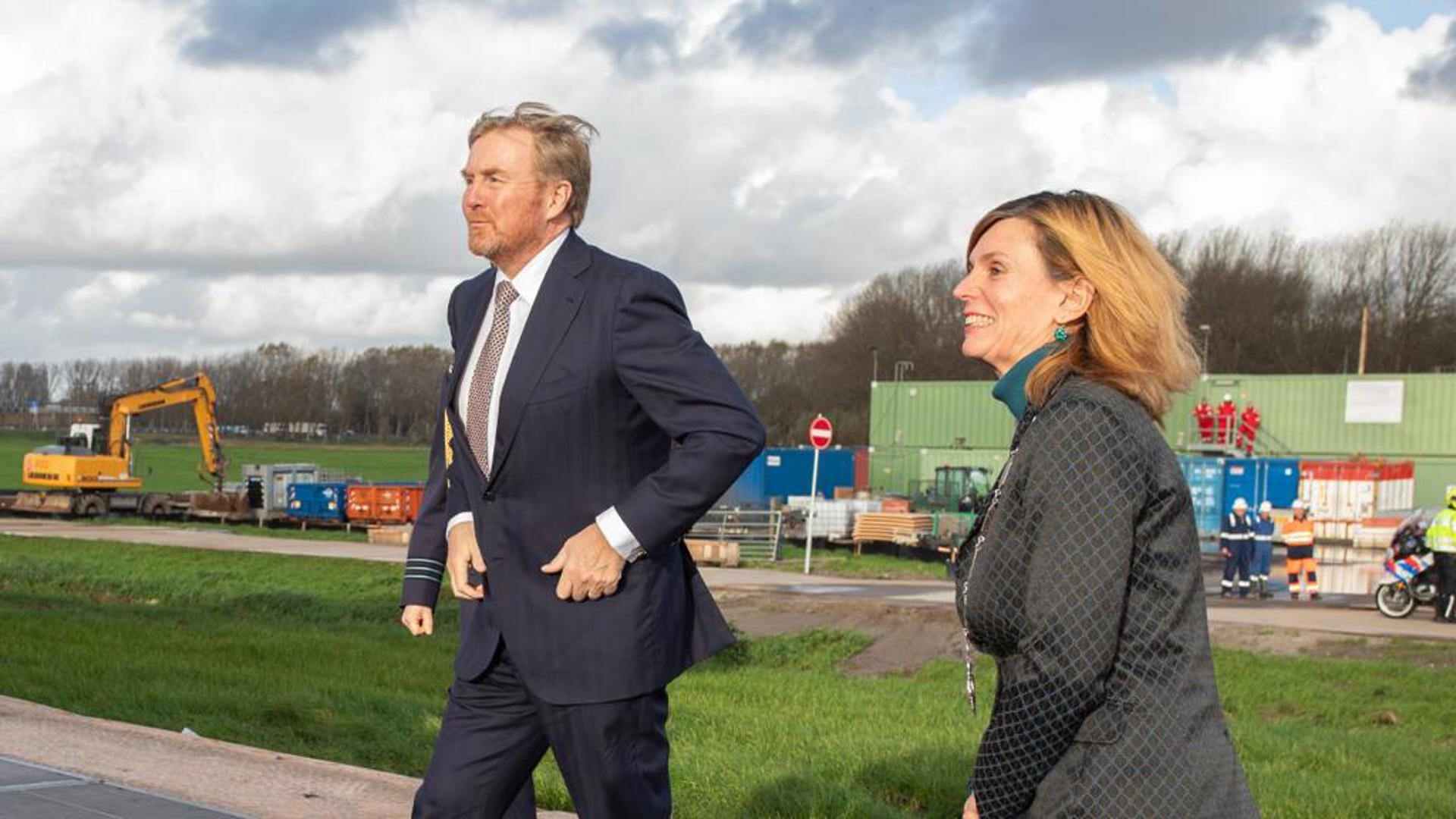 Samen met de Koning op bezoek bij Energie Beheer Nederland (EBN).
