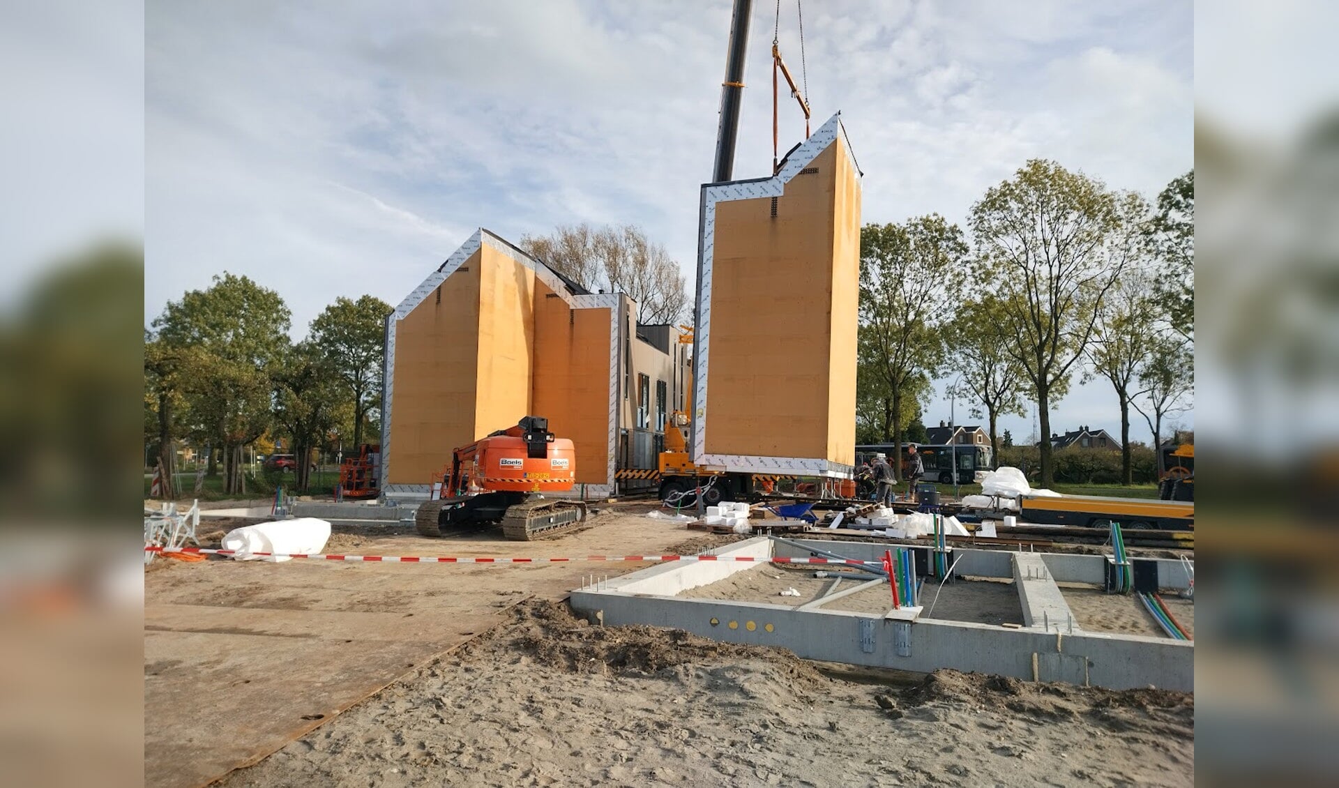 Op woensdagmiddag 1 november wordt de 8e woning toegevoegd