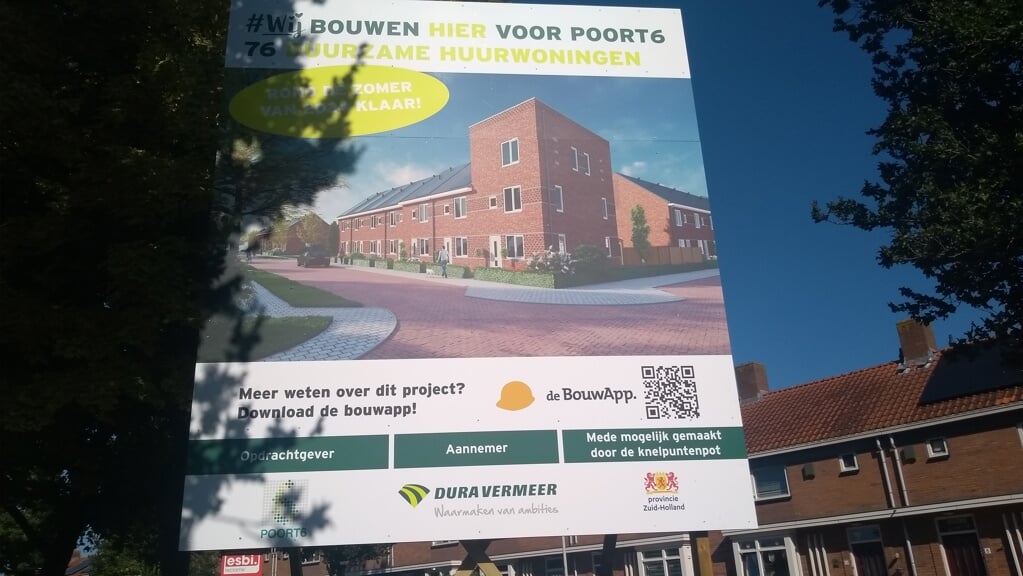 Begin september werd de eerste paal geslagen voor nieuwbouw aan de Van Zomerenlaan