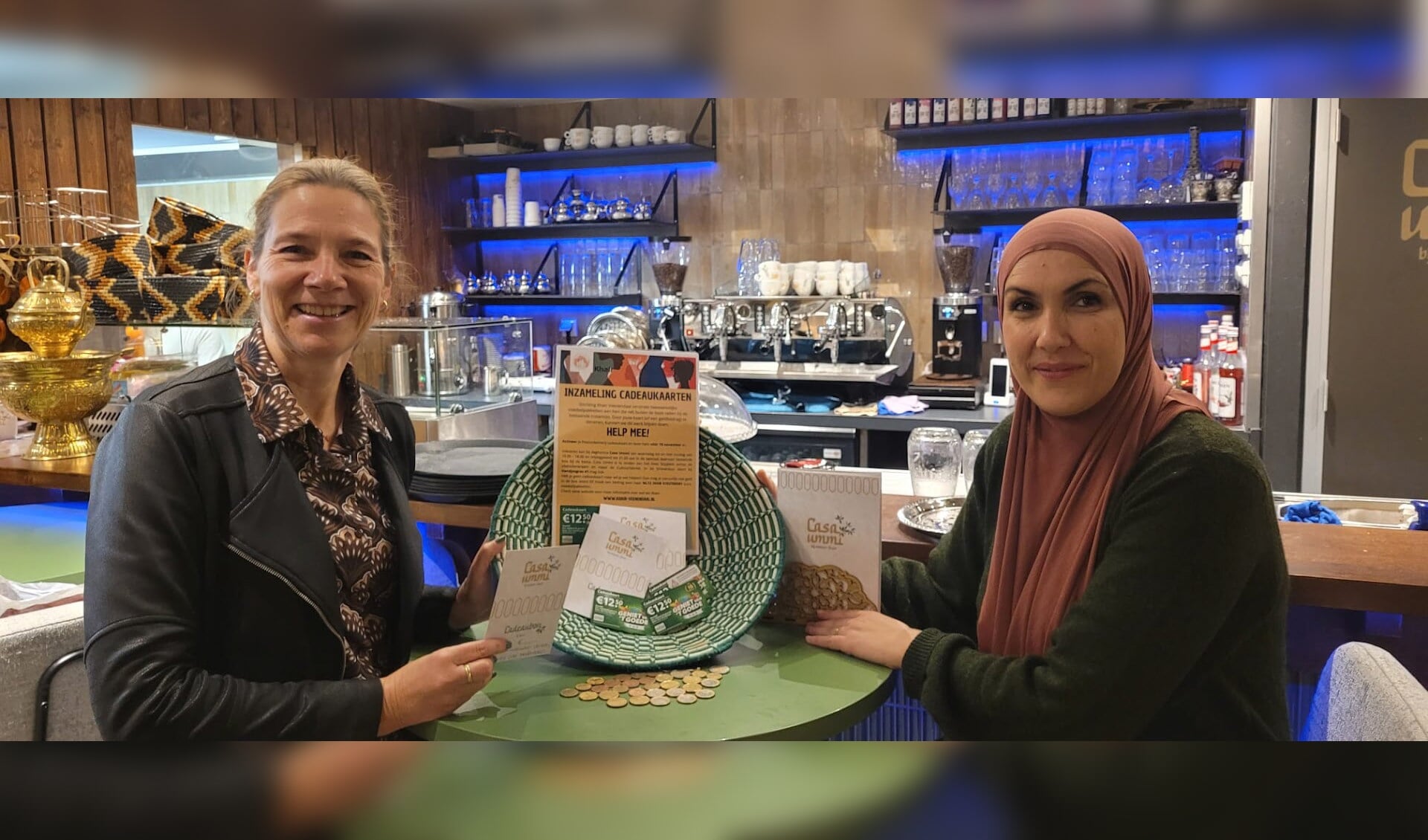 Ilonka Cornelisse van Stichting Khair Veenendaal en Aziza Al Bochtri van Casa Ummi