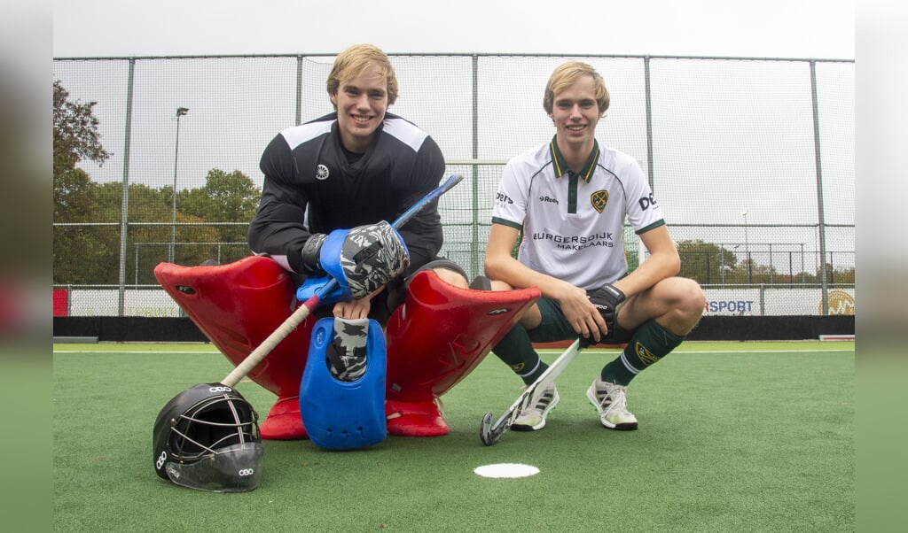 De 19-jarige tweelingbroers Seger en Pelle van Drie zijn vaste waarden bij  MHC Soest.