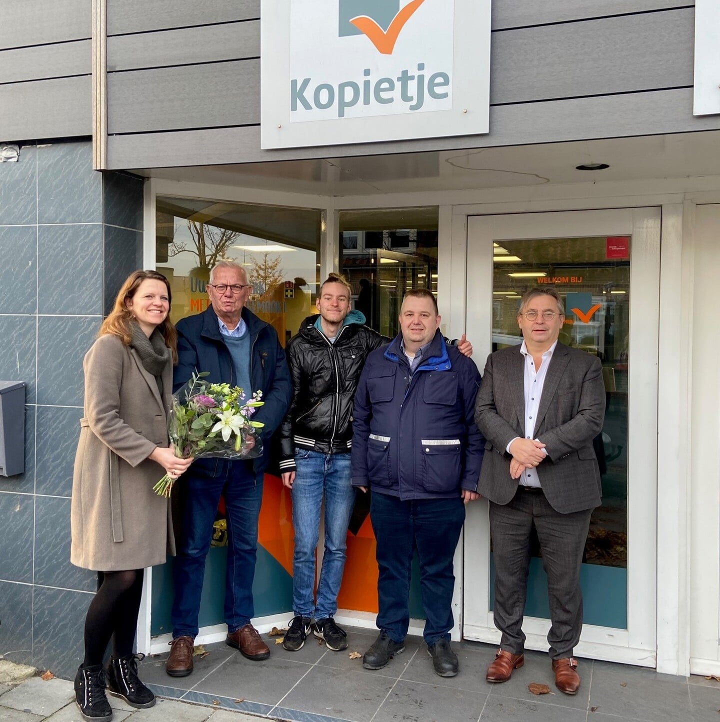 Bloemen voor Kopietje Druk- en printwerk.