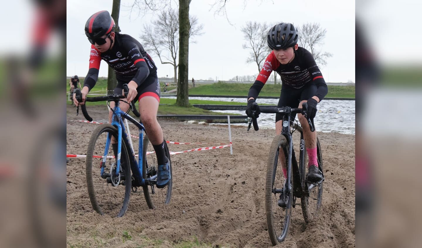Er moest veel door het zand gereden worden