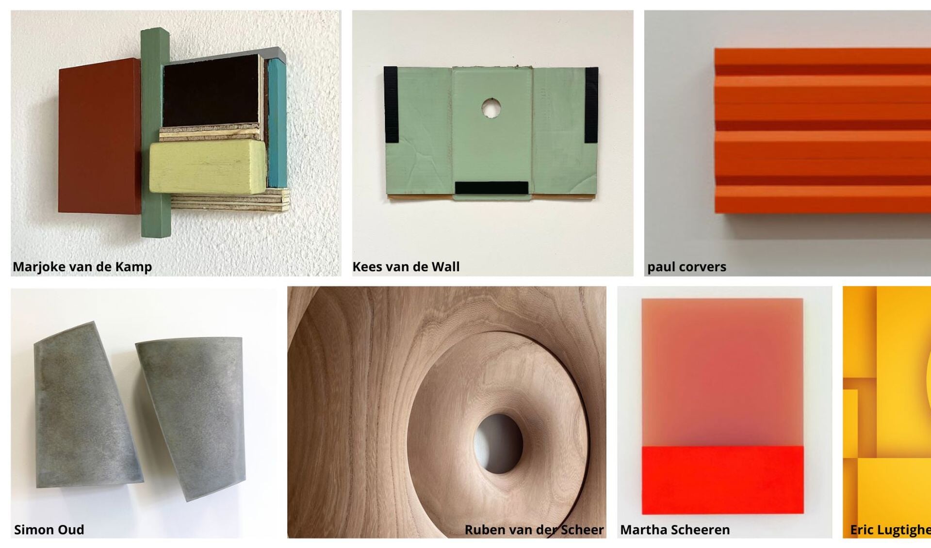 7 Nederlandse abstracte kunstenaars in den Dolder