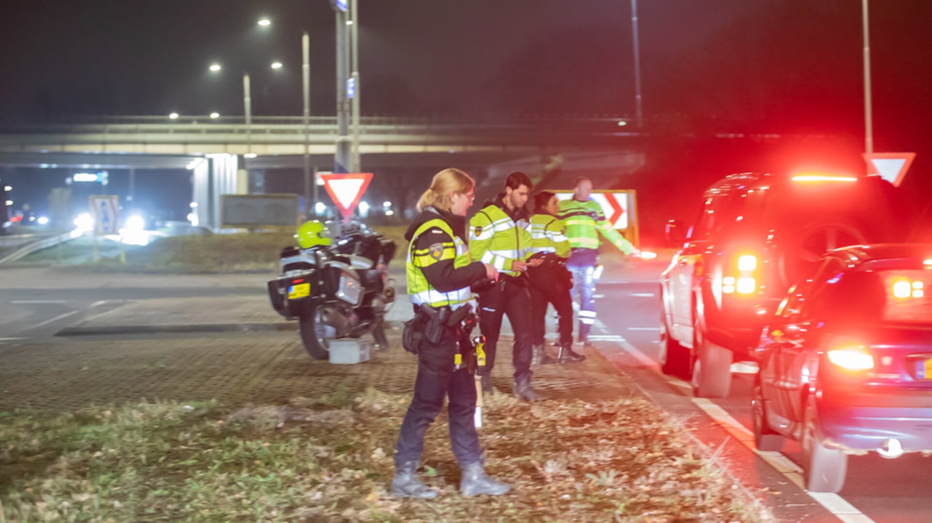 Alcoholcontroles rond Baarn.