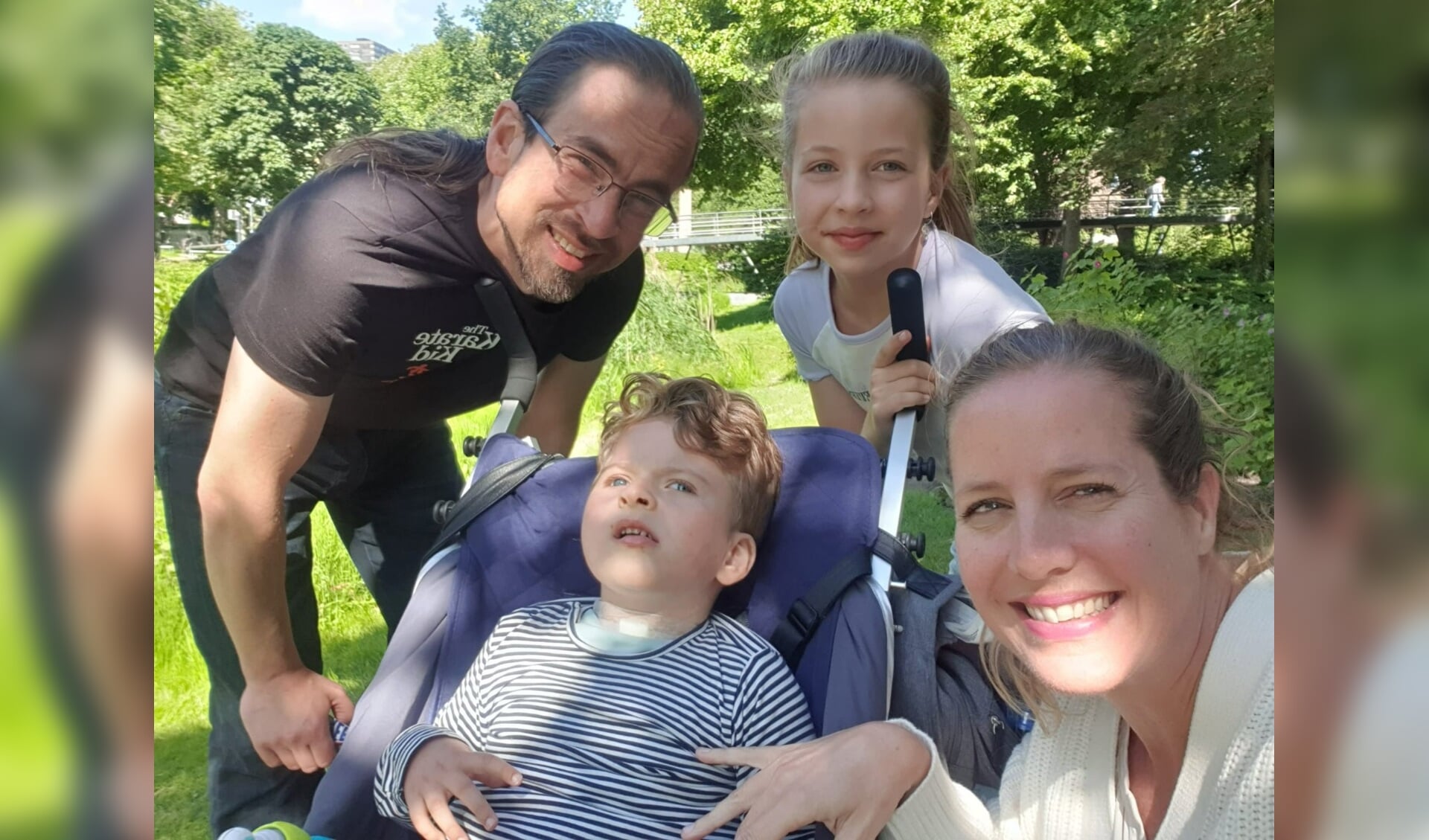 Het gezin Pelder is gestart met een crowdfundingactie voor zoon Aron.