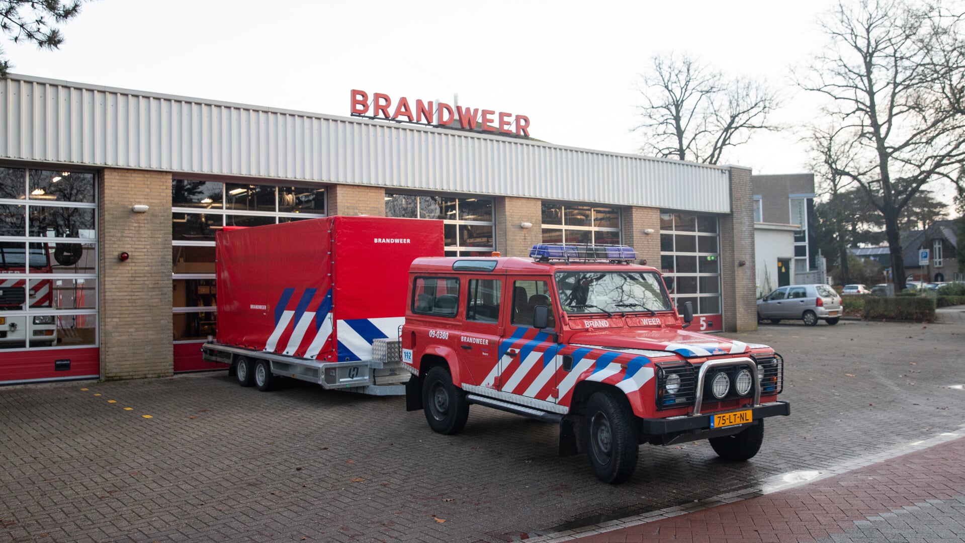 Het nieuwe brandweervoertuig voor assistentie ambulance is in Baarn gearriveerd.