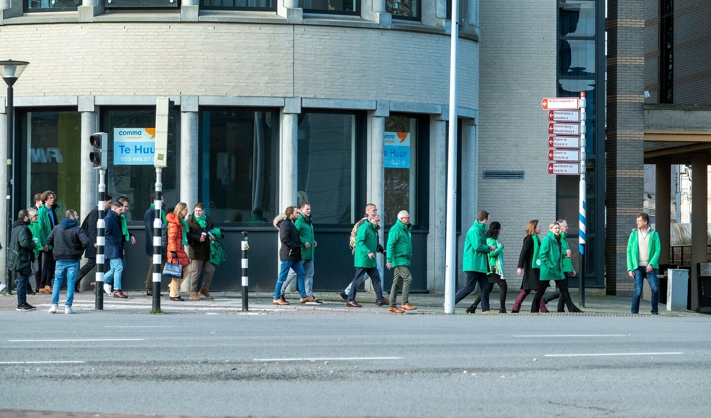 Ludieke aftrap landelijke campagne provenciale staten verkiezingen in Amersfoort