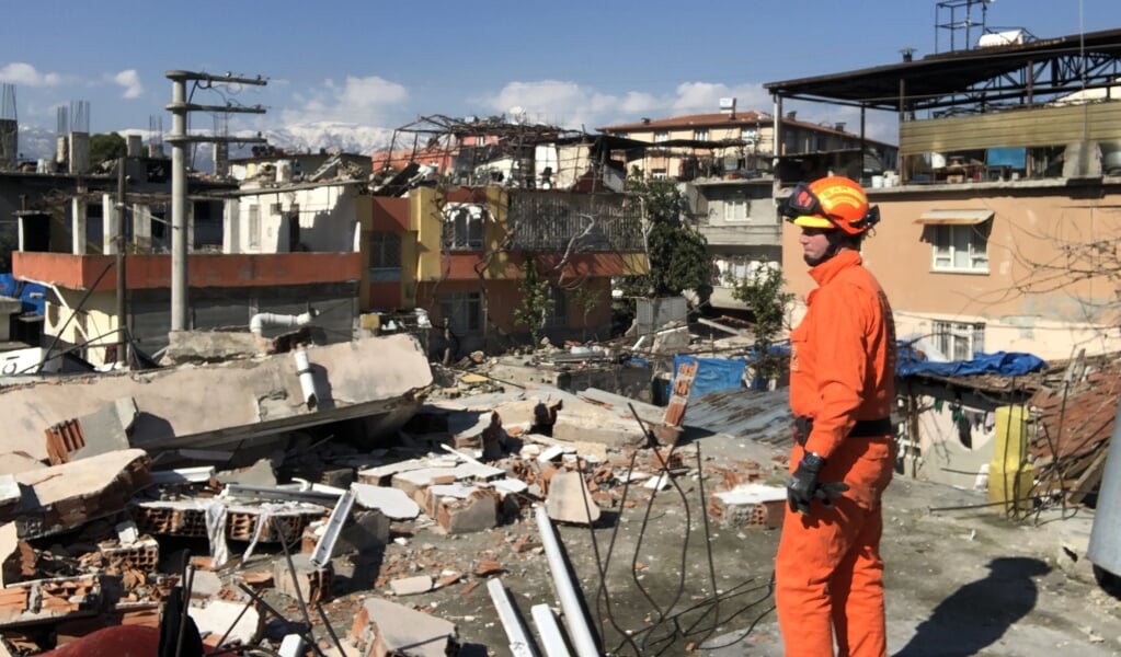 Batenburg trof in Turkije de puinhopen van een aardbeving aan.