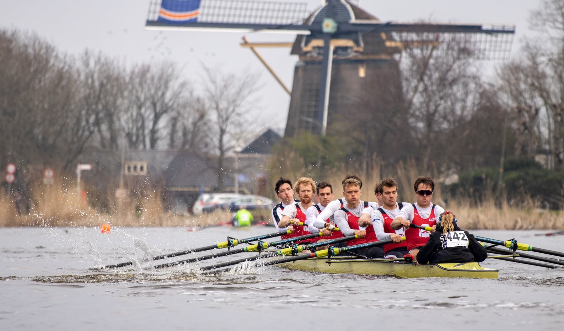 Een acht op volle snelheid
