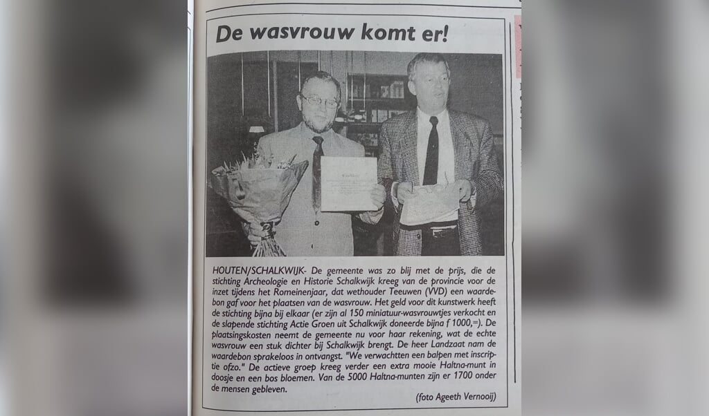 De wasvrouw in Schalkwijk
