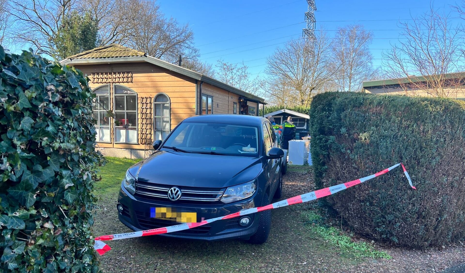 De bewoner van de chalet zou deze ochtend verhuizen naar een verzorgingstehuis in Breda.