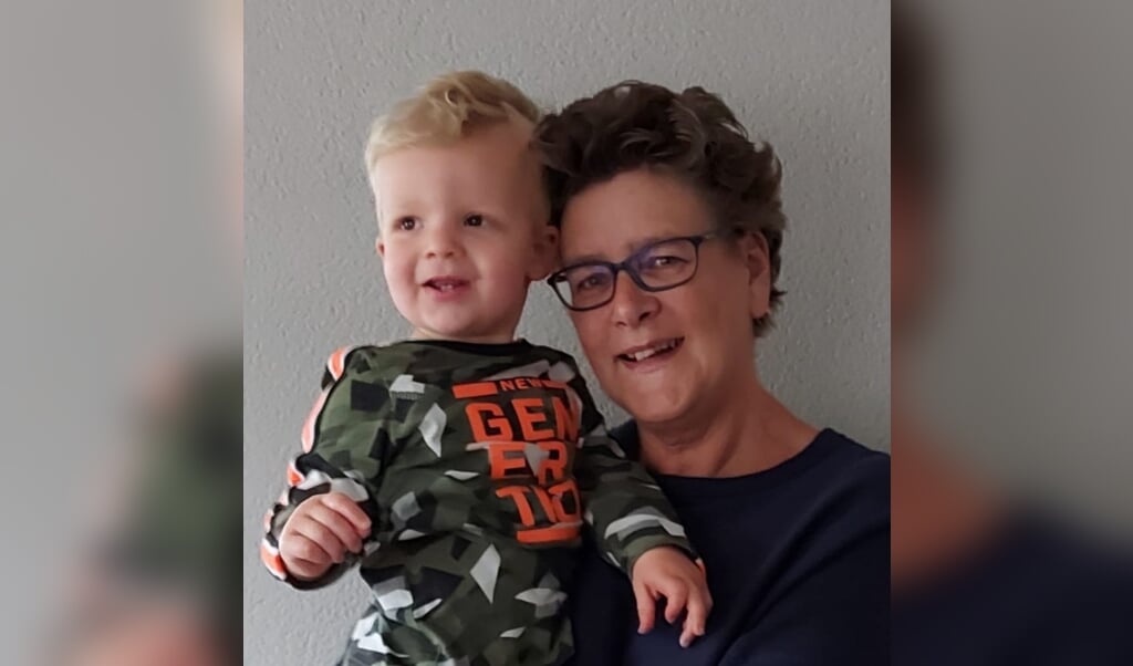  Jannette de Bruin en kleinzoon Noud 