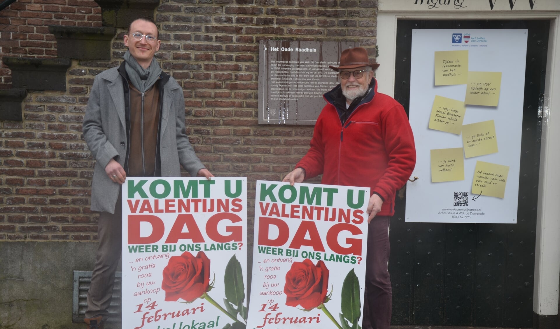 Yves Coster en Pieter van der Sleen over de Valentijnsactie