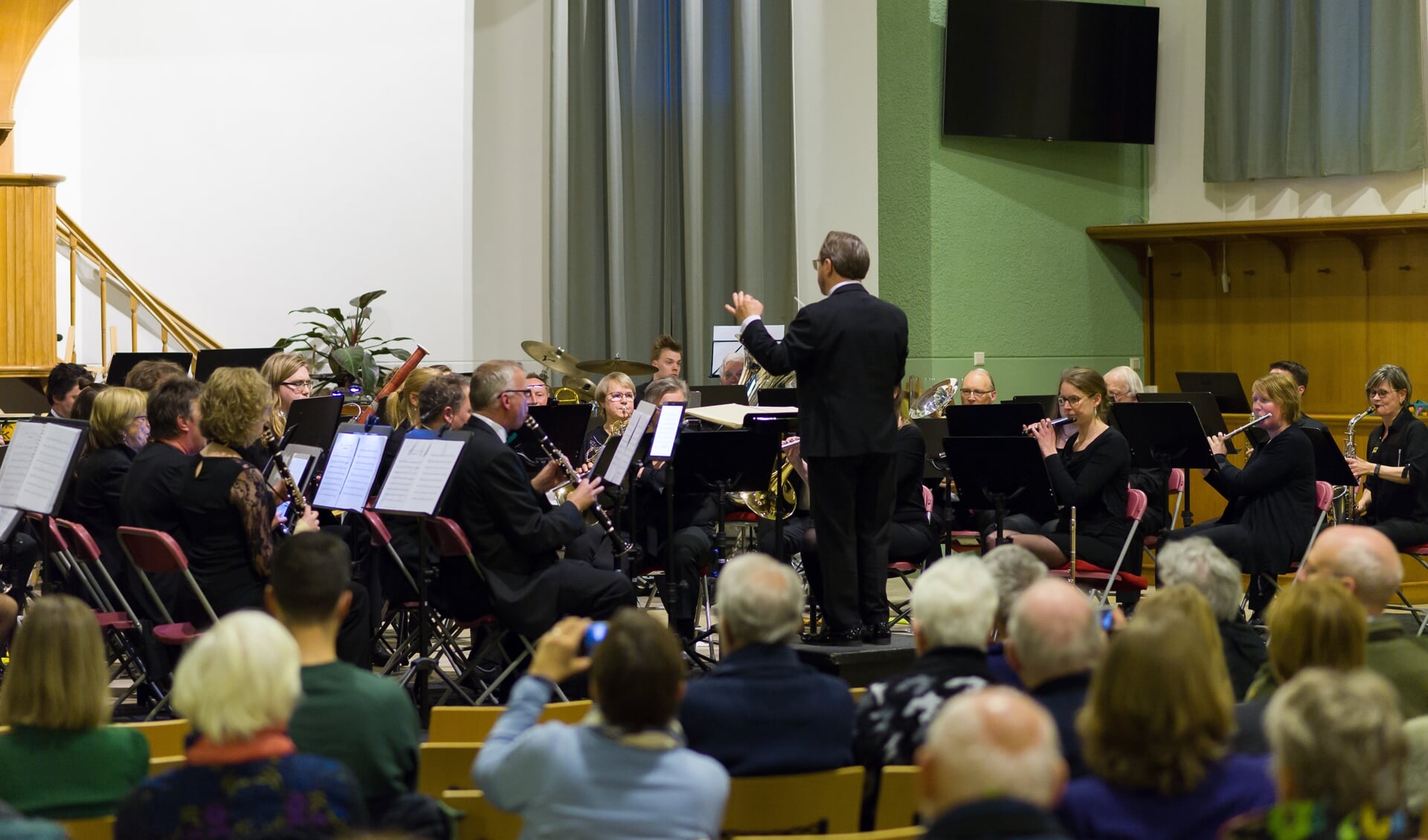 Zeister harmonie KZHM tijdens Voorjaarsconcert 2022 in Sionskerk