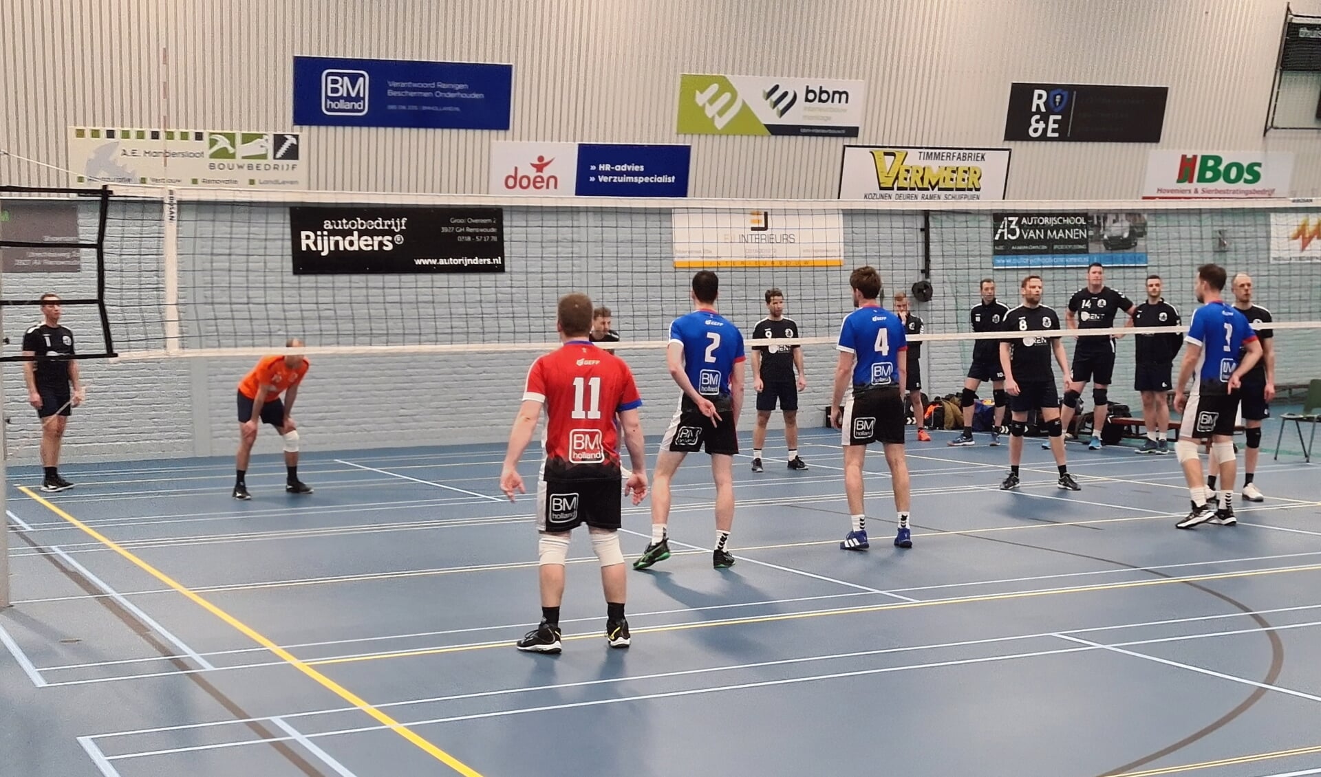 Volleybalwedstrijd TweeVV tegen Renswouw