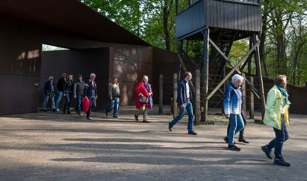 De wachttoren bij Kamp Amersfoort. 