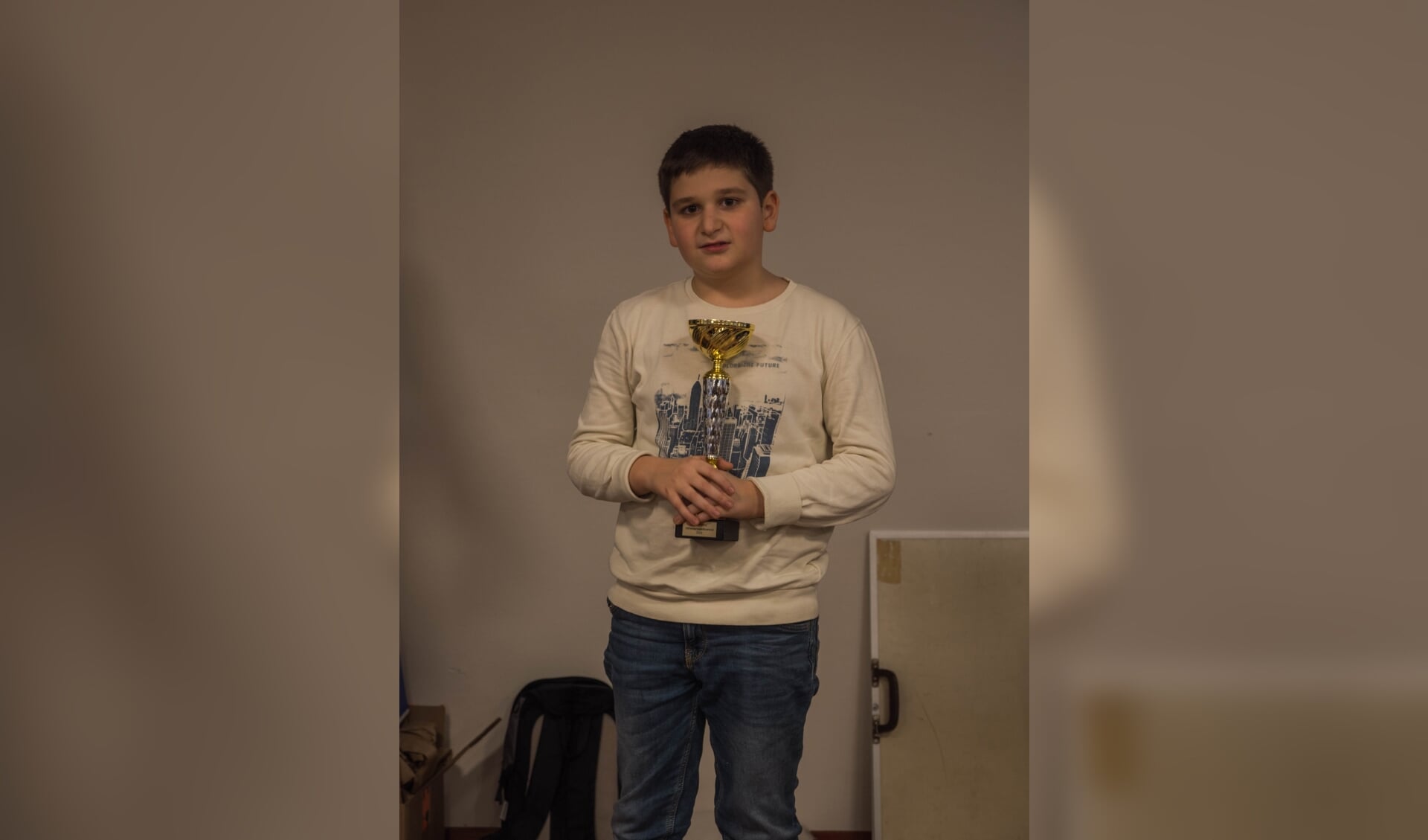 Amir tetova, de nieuwe jeugdkampioen van de Alblasserwaard