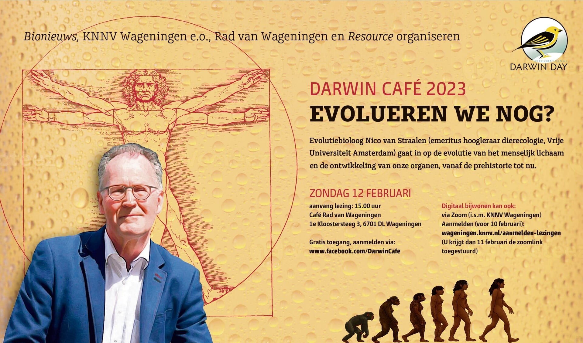 Aankondiging Darwin Café 2023