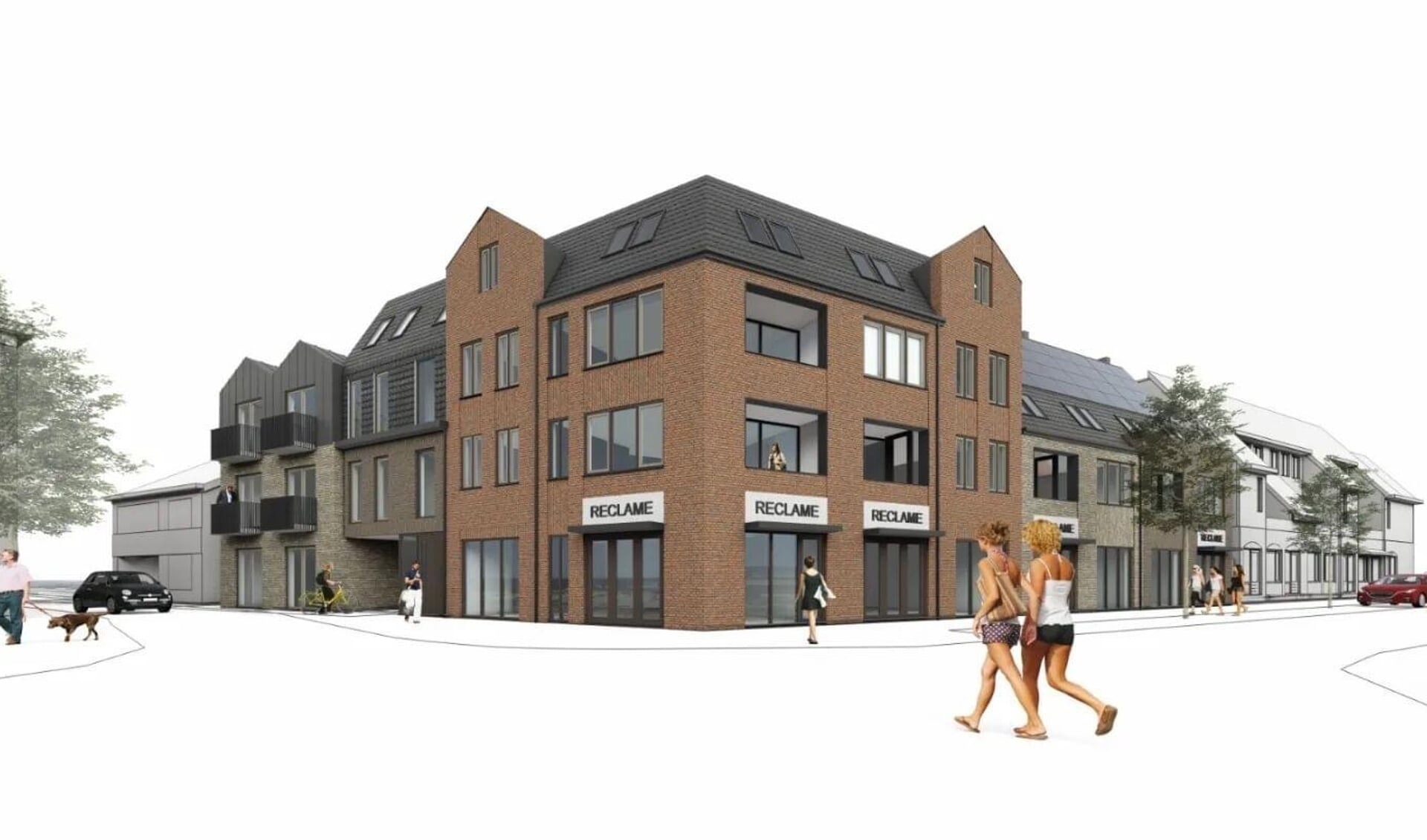 Het bouwplan van maar liefst 23 appartementen op de hoek van de Achterstraat/Molenstraat is gestart. 