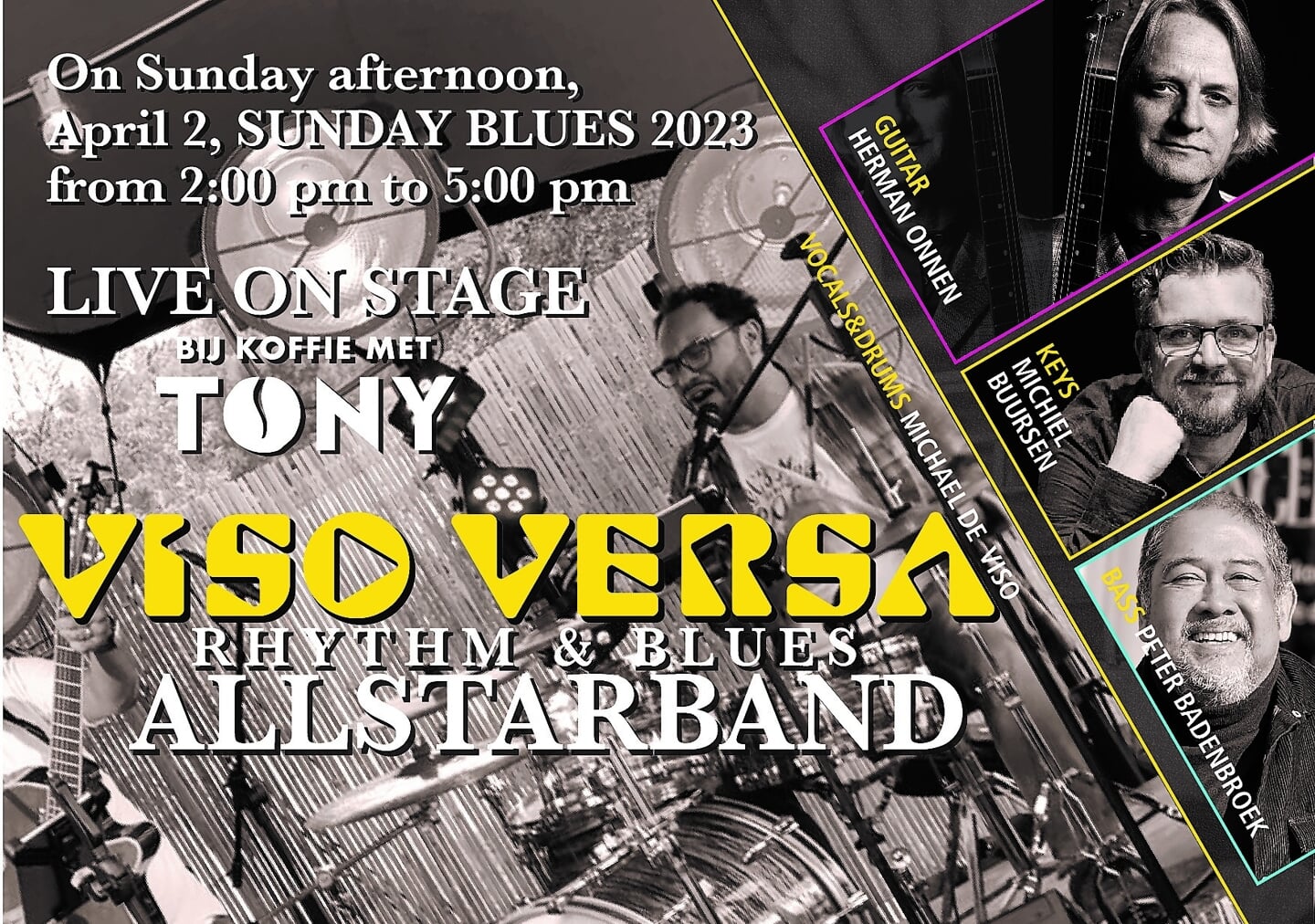 4. Viso Versa Rhythm & Blues Allstarband - Koffie met Tony